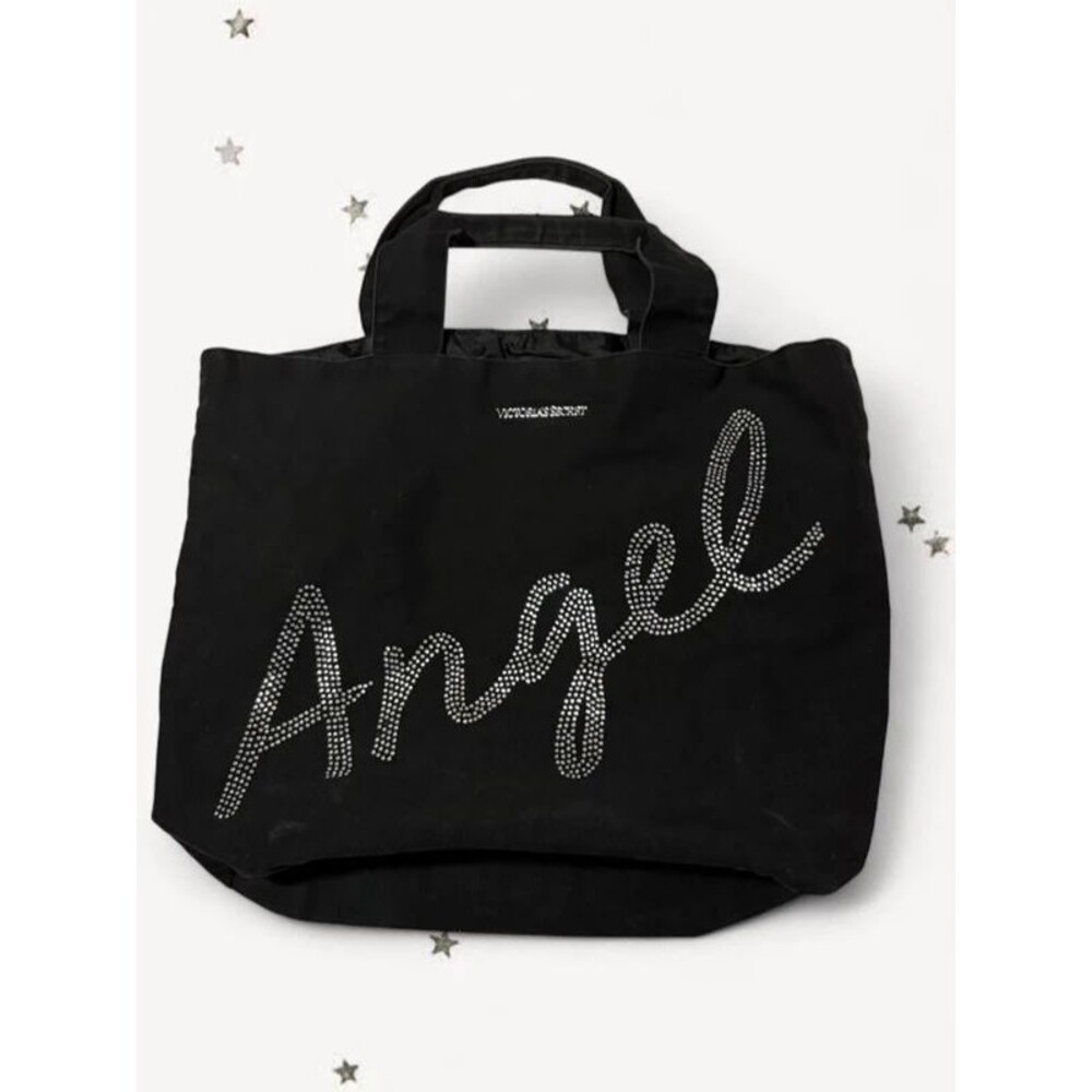 y2k angel rhinestone VS tote